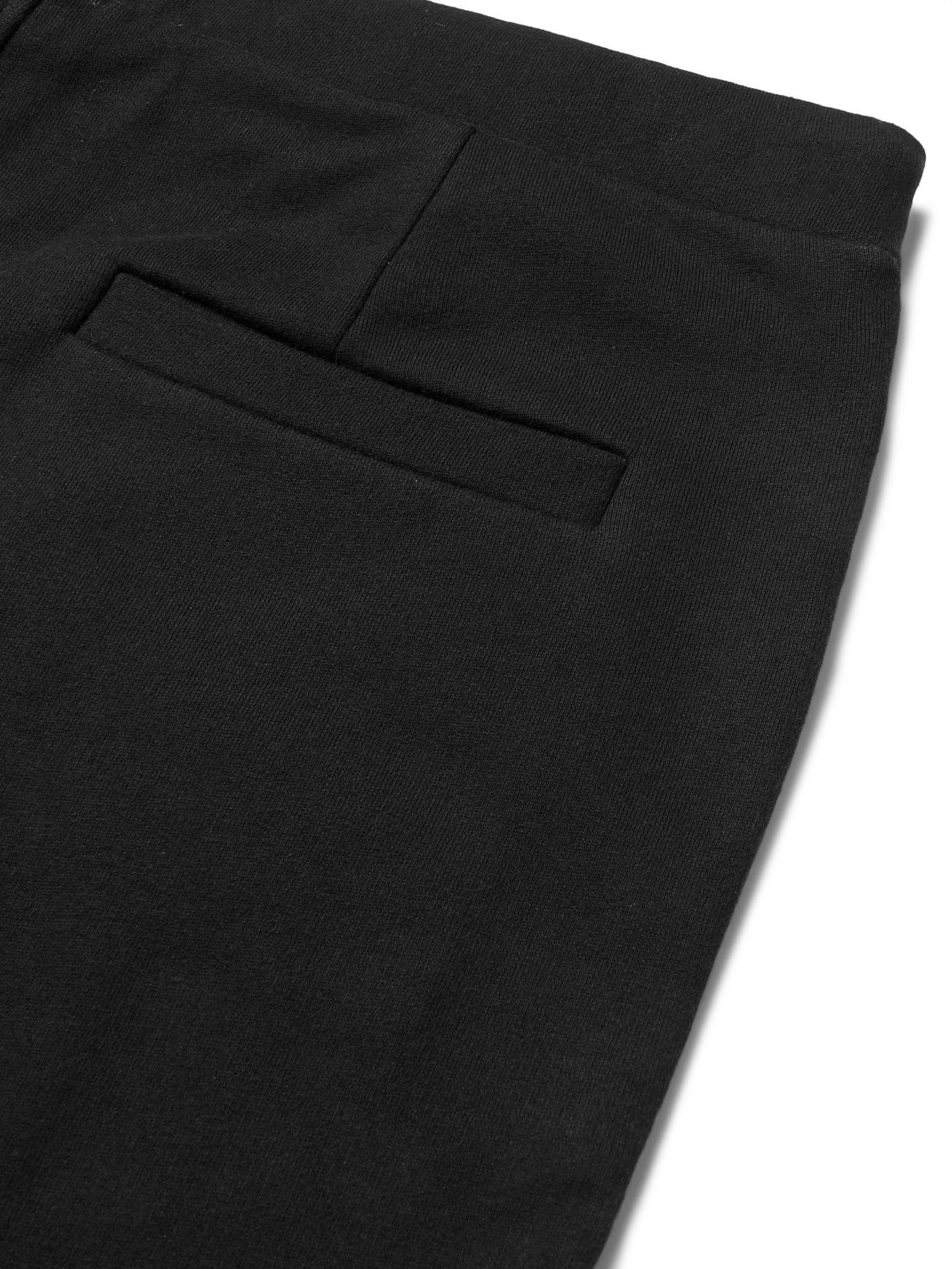 Logo-Print Fleece-Back Cotton-Jersey Drawstring Shorts - 6