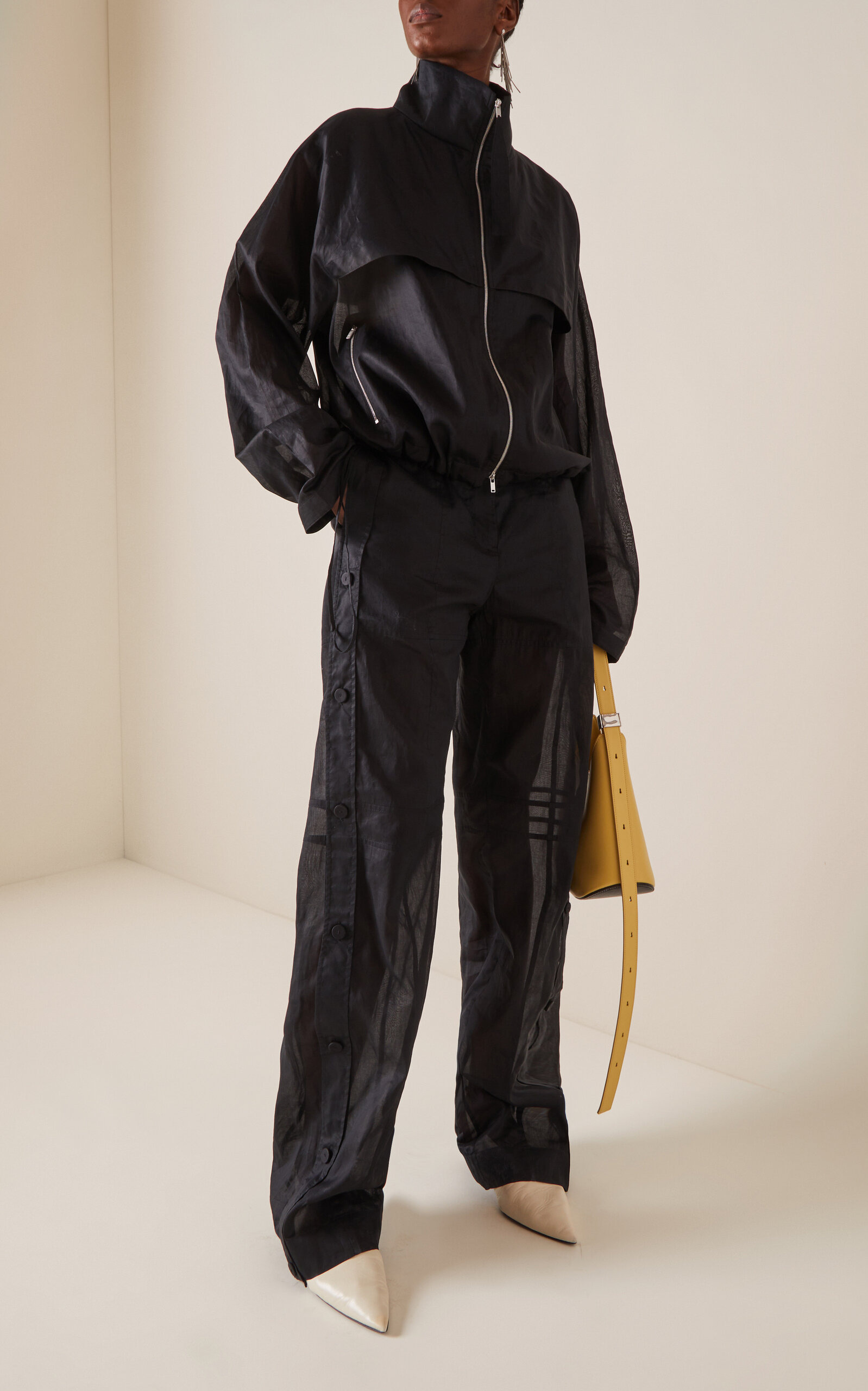 Relaxed Cotton Pants black - 2