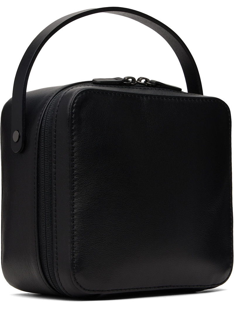 AURALEE Black Leather Small Travel Case outlook
