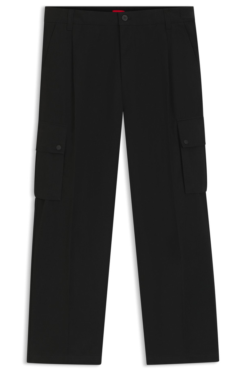 SLIM-FIT CARGO TROUSERS IN MERCERIZED COTTON 1