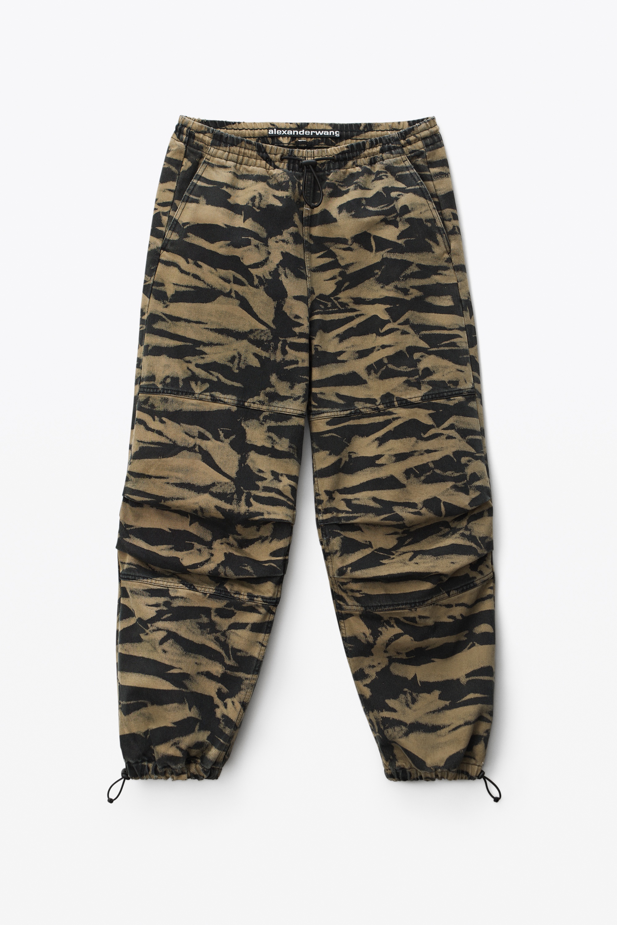 BAGGY JOGGER IN ACID OVERDYE PRINT DENIM - 1