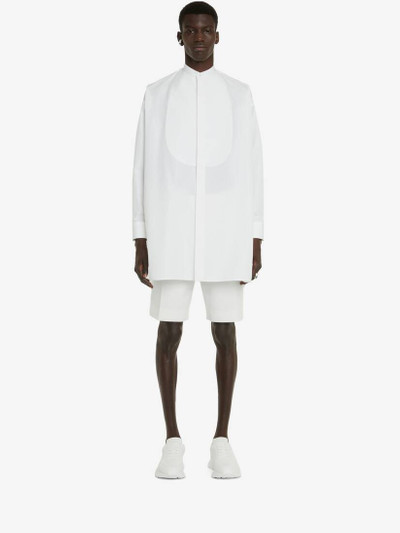 Alexander McQueen Men's Cotton Shorts in White outlook