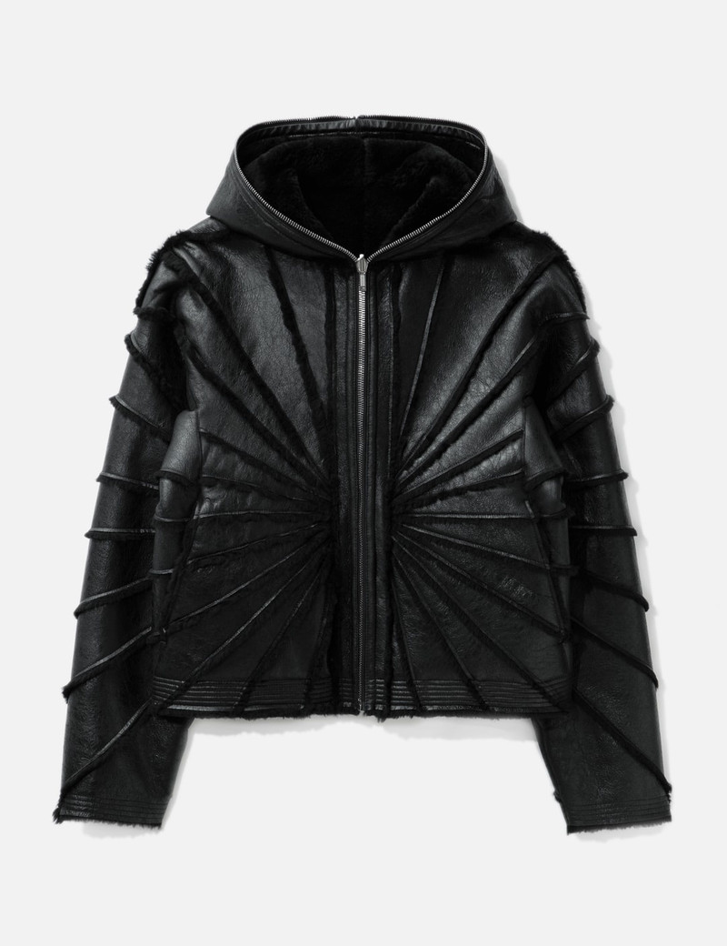 Rick Owens JUMBO HOODED PETER JACKET - 6837149925431 | REVERSIBLE
