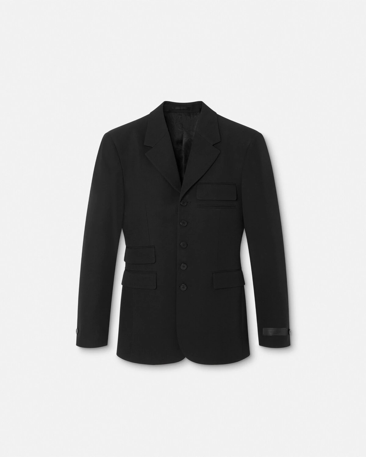 Light Wool Five-Button Blazer - 1