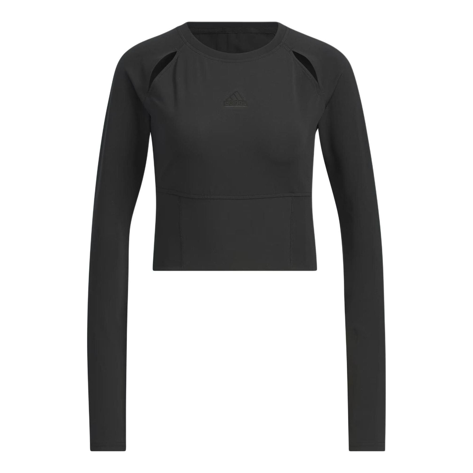 (WMNS) adidas Arknt long sleeve T-shirt 'Black' JJ1588 - 1