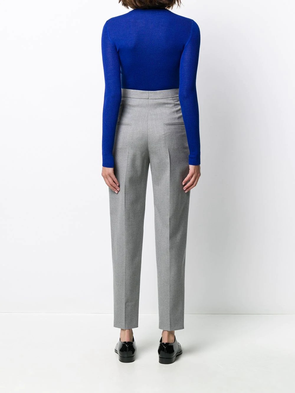 high-waist tailored trousers - 4