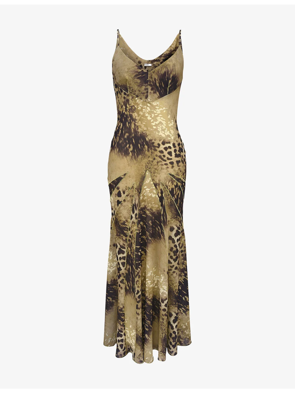 Sacha Georgette Panelled Woven Maxi Dress - 1