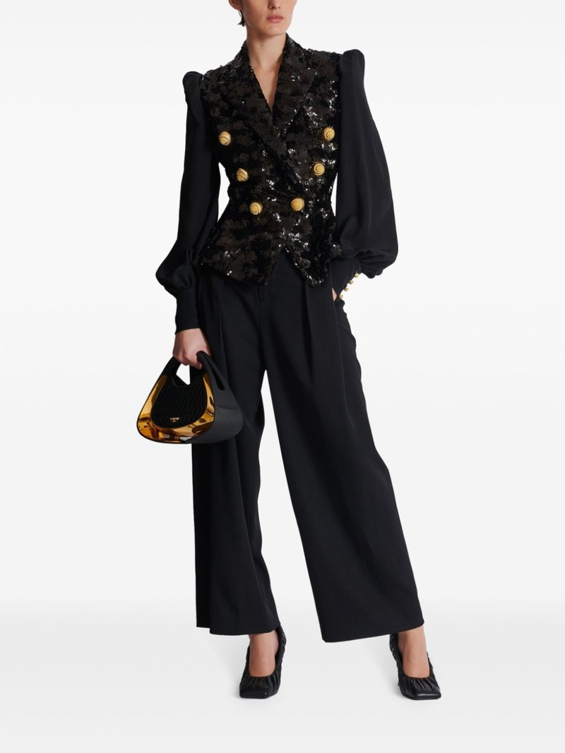 Balmain sequined blazer outlook