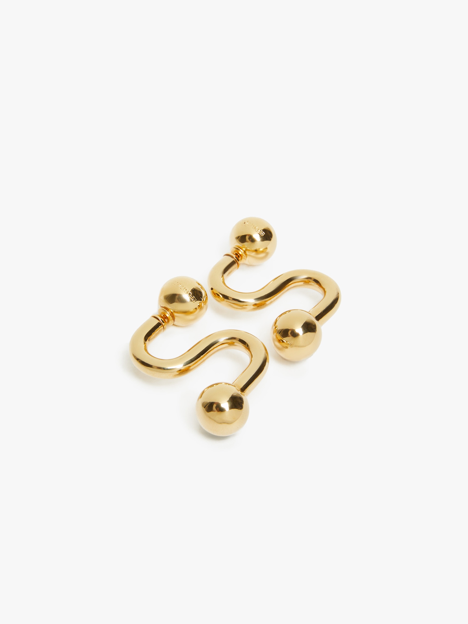 BENDA Sportmax monogram earrings - 2
