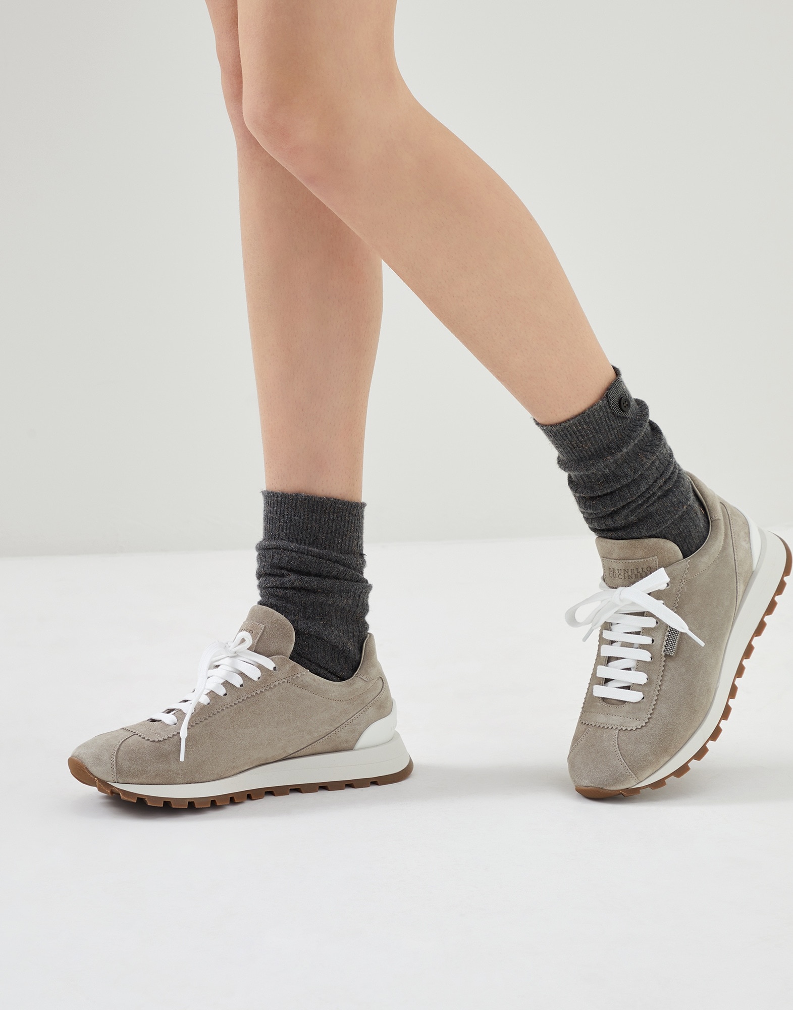 Brunello Cucinelli Suede sneakers | viettishop | REVERSIBLE