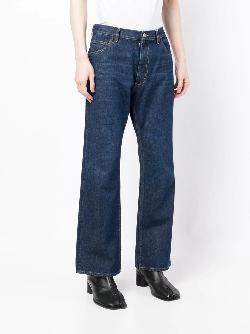 mid-rise bootcut jeans - 3