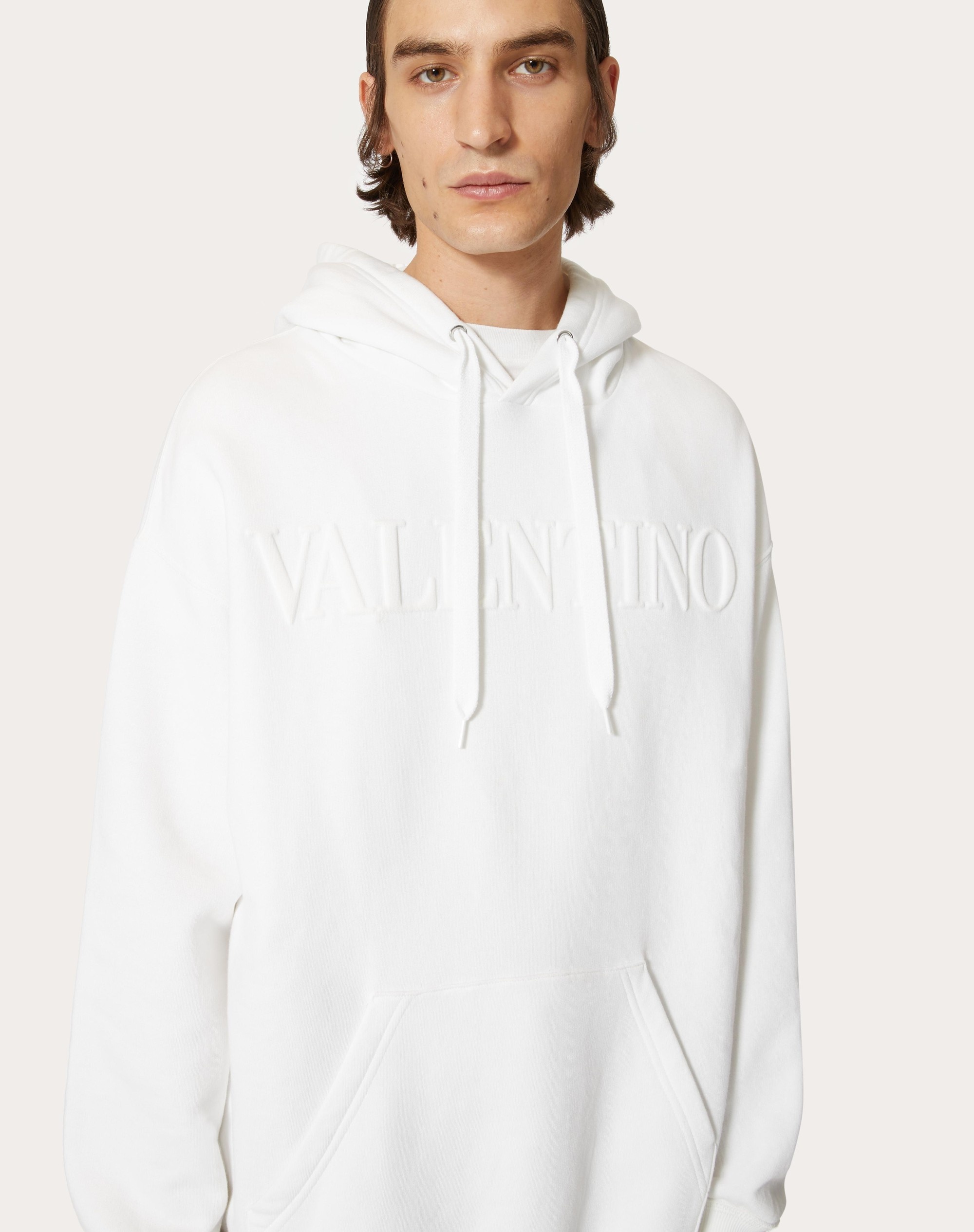 SWEATSHIRT WITH VALENTINO EMBOSSED - 5
