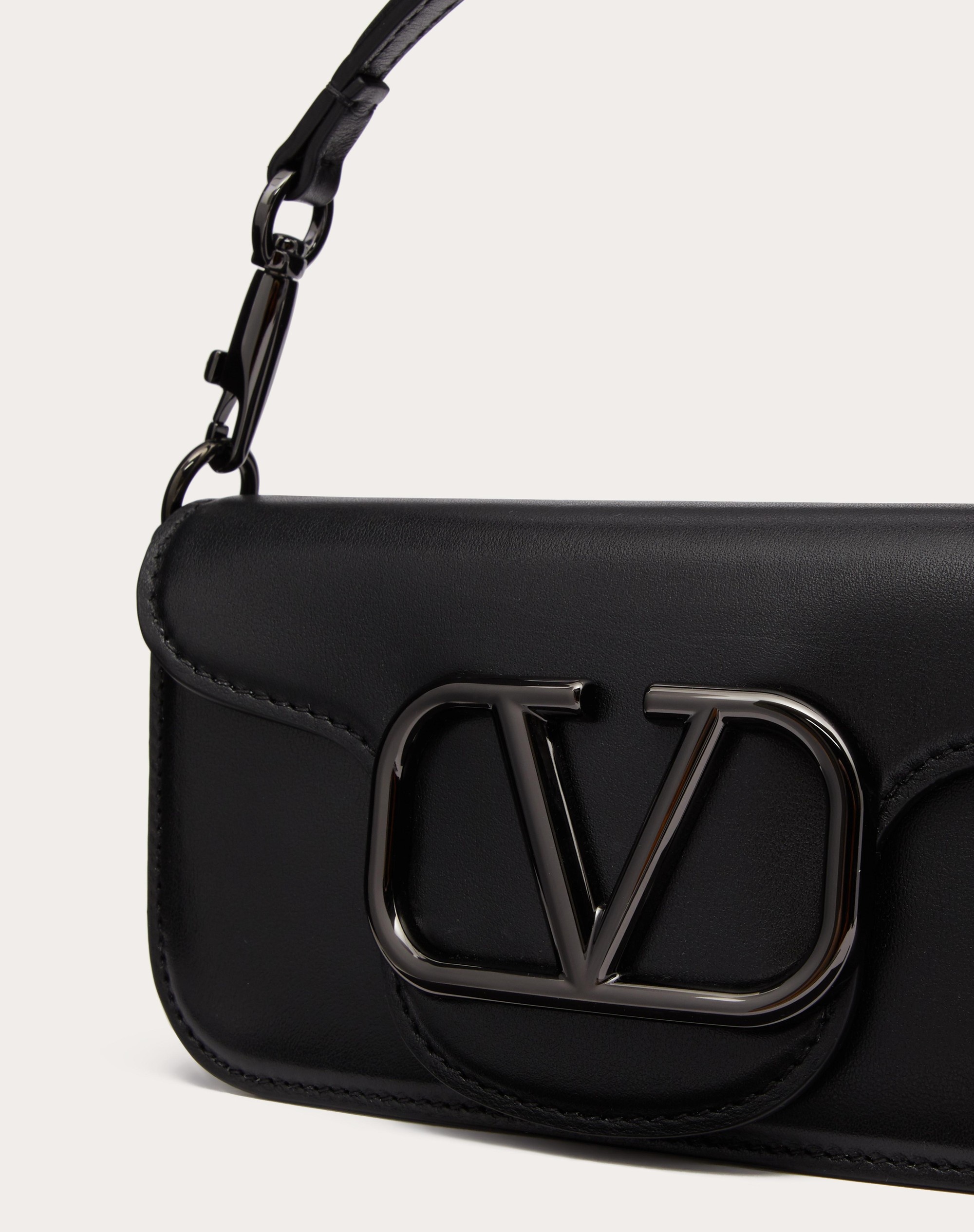 VALENTINO GARAVANI LOCÒ SMALL SHOULDER BAG IN CALFSKIN - 8