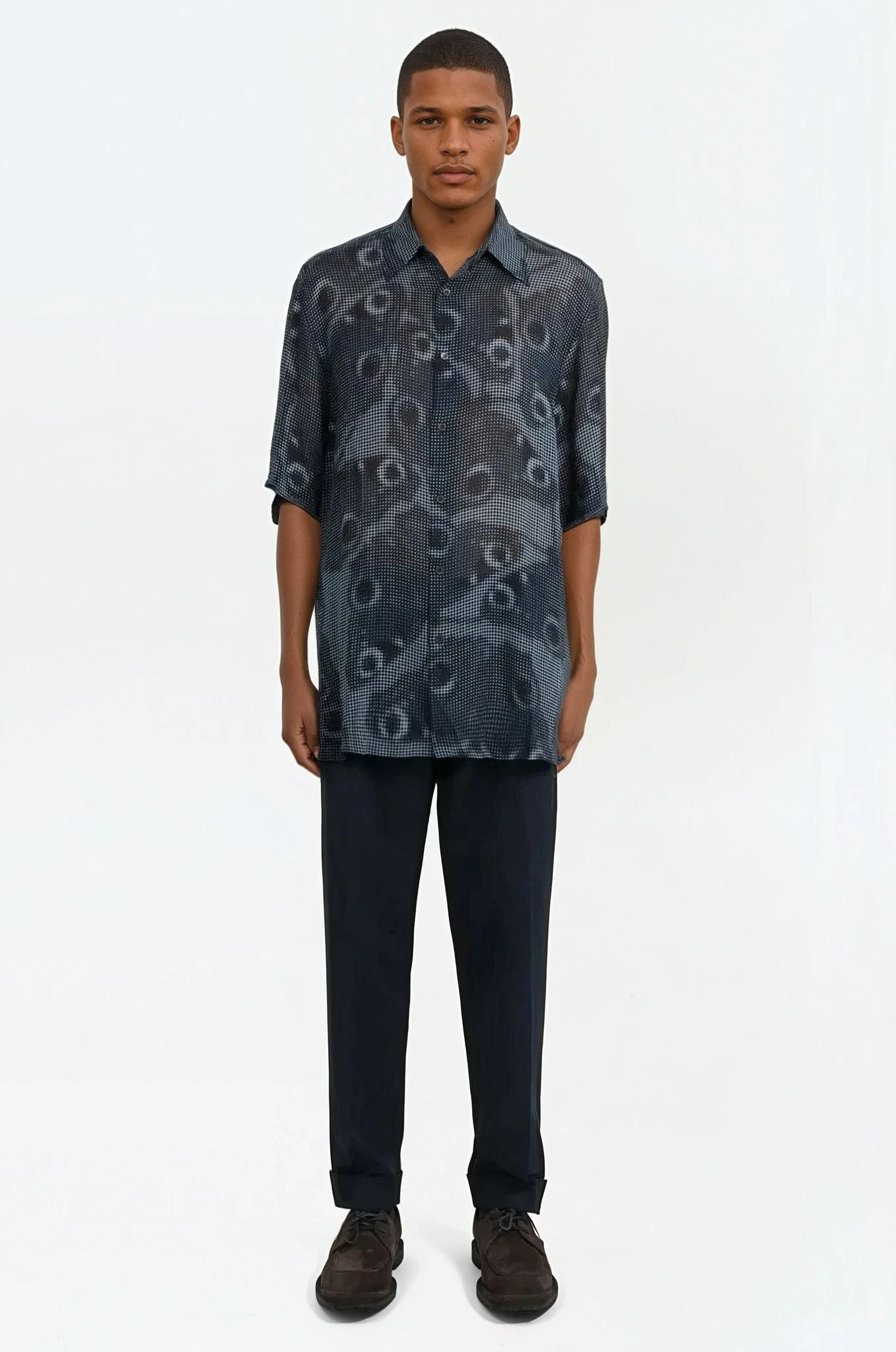 CUFFED PANT | NAVY - 2