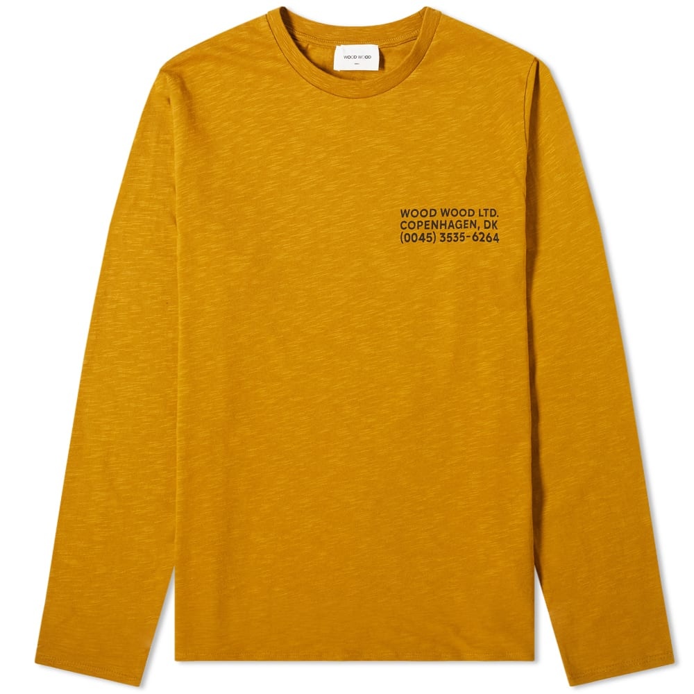 Wood Wood Long Sleeved Peter Tee - 1