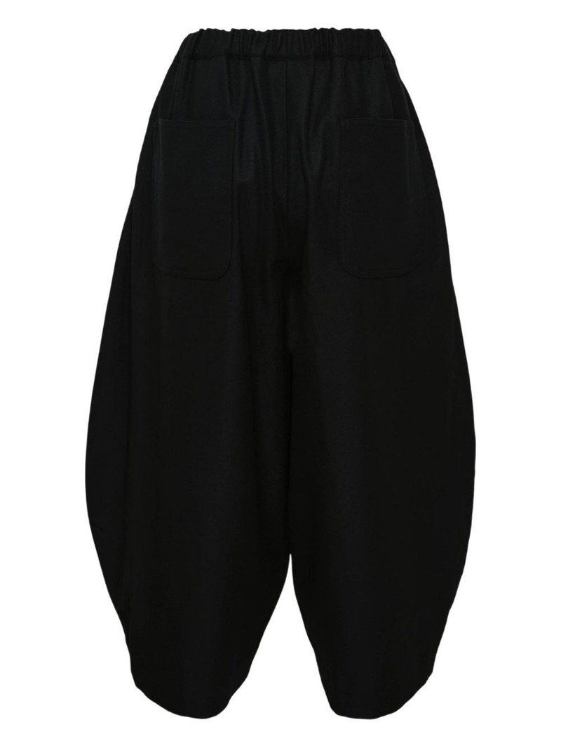 BLACK COMME des GARÇONS puffball flannel trousers outlook