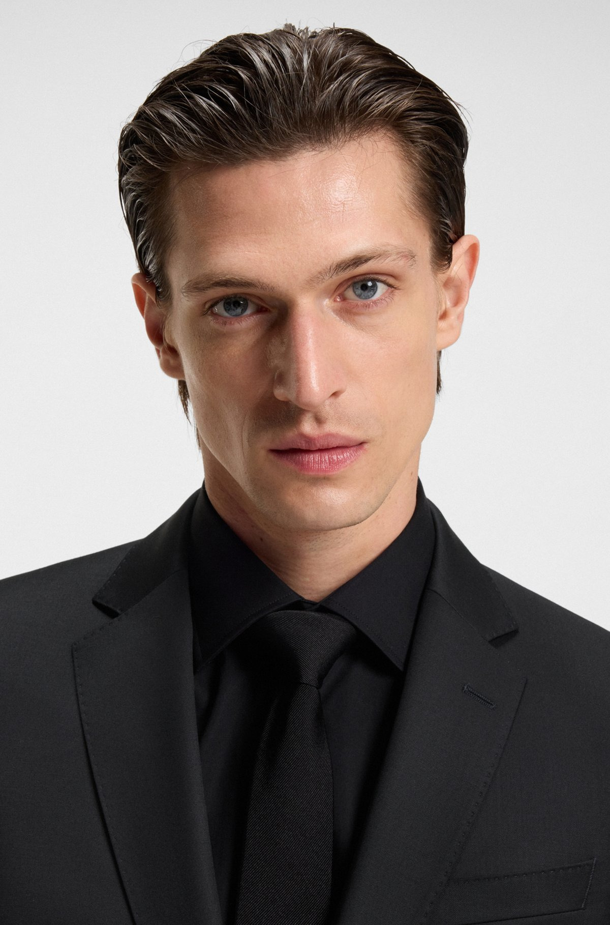 SLIM-FIT SUIT JACKET IN VIRGIN-WOOL SERGE - 5