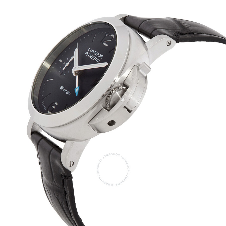 Panerai Luminor Quaranta BiTempo Automatic Black Dial Men's Watch PAM01365 - 2