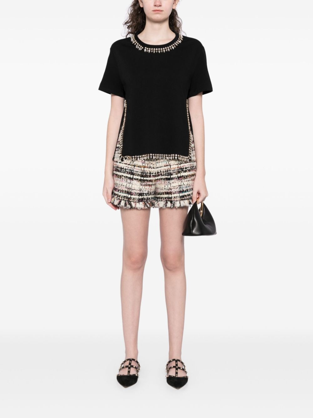 tweed shorts - 2