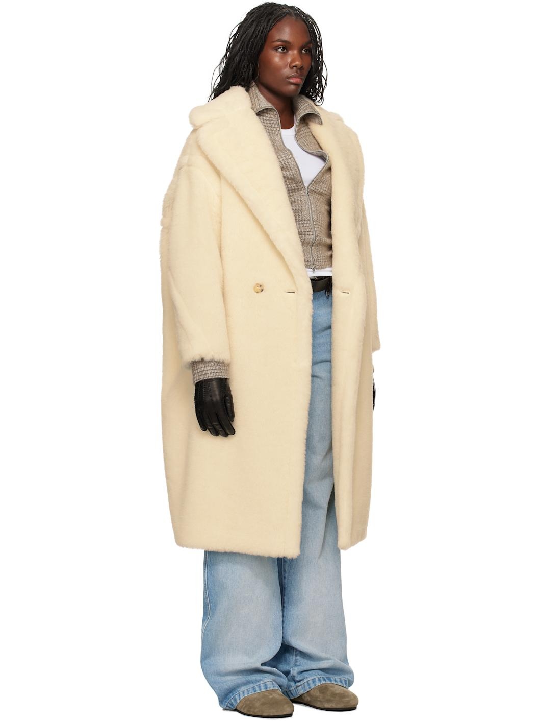 White Tedgirl Coat - 2