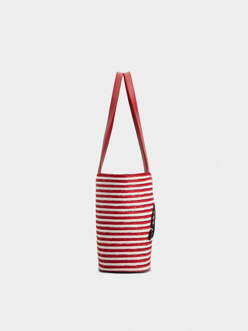 Small Shopping Bag in raffia 2