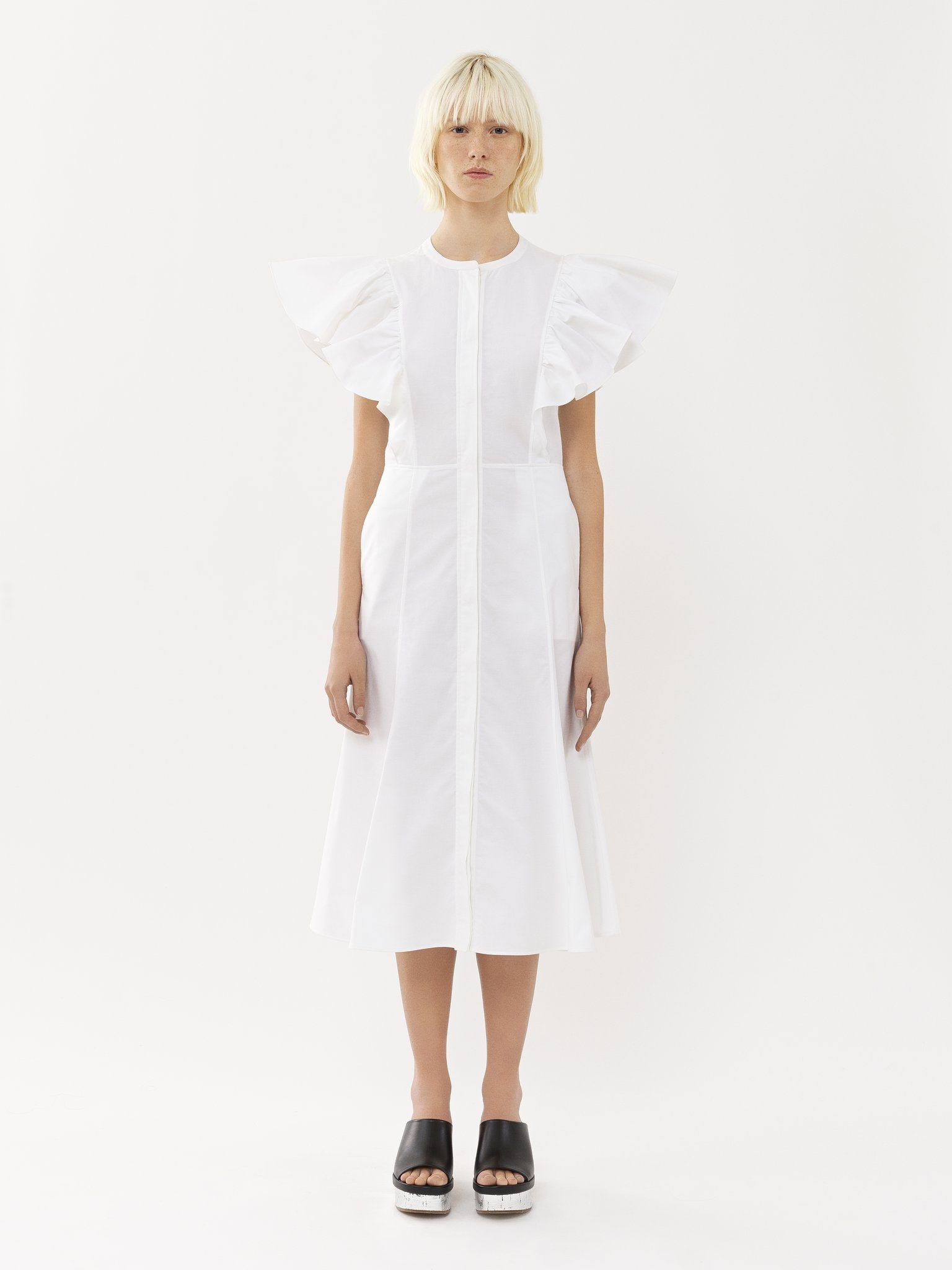 WING-SLEEVE SHIRT DRESS - 2