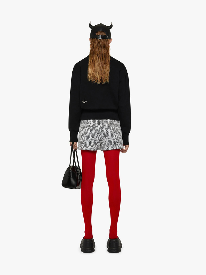 GIVENCHY SWEATSHIRT WITH METALLIC DETAILS 4