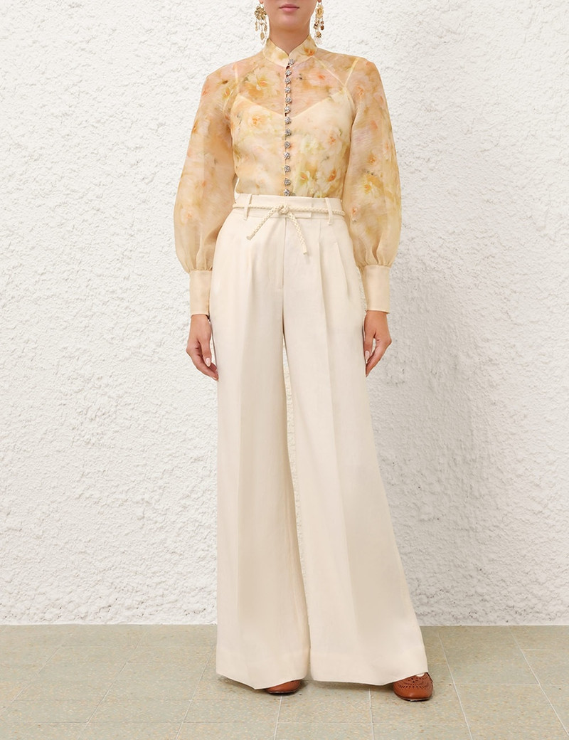 Zimmermann CRUSH BUTTONED BLOUSE outlook