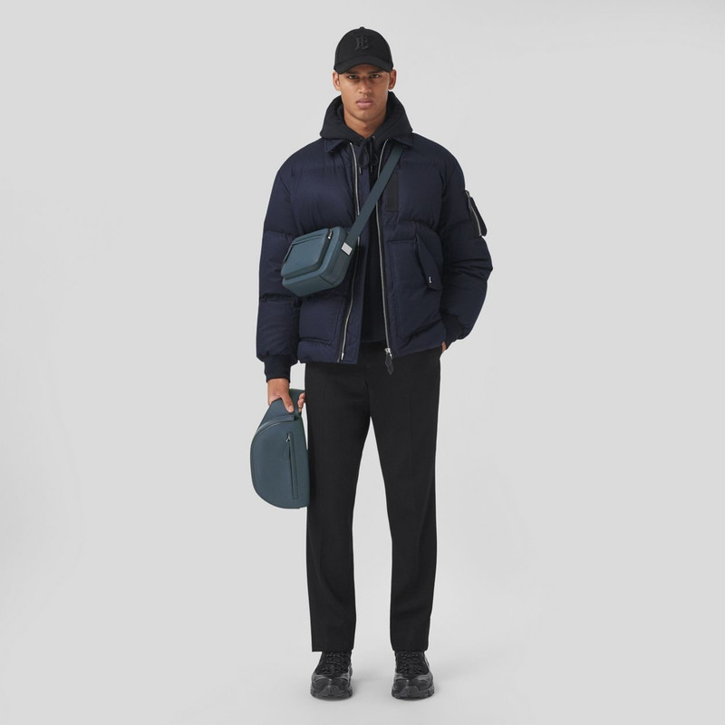 Grainy Leather Crossbody Bag 6