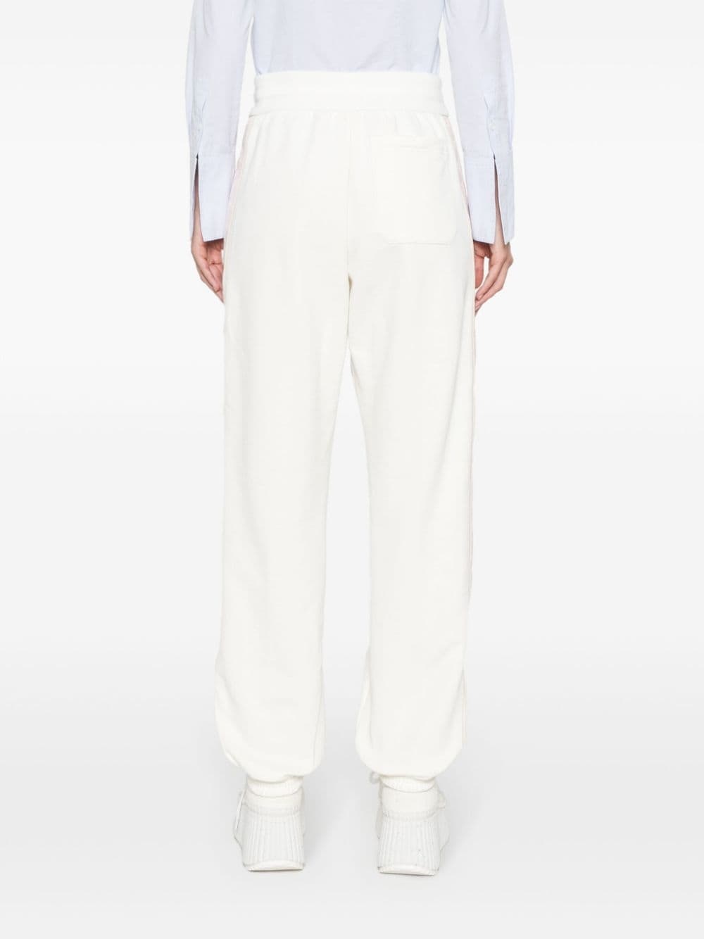 Interlocking G-patch cotton track pants - 4