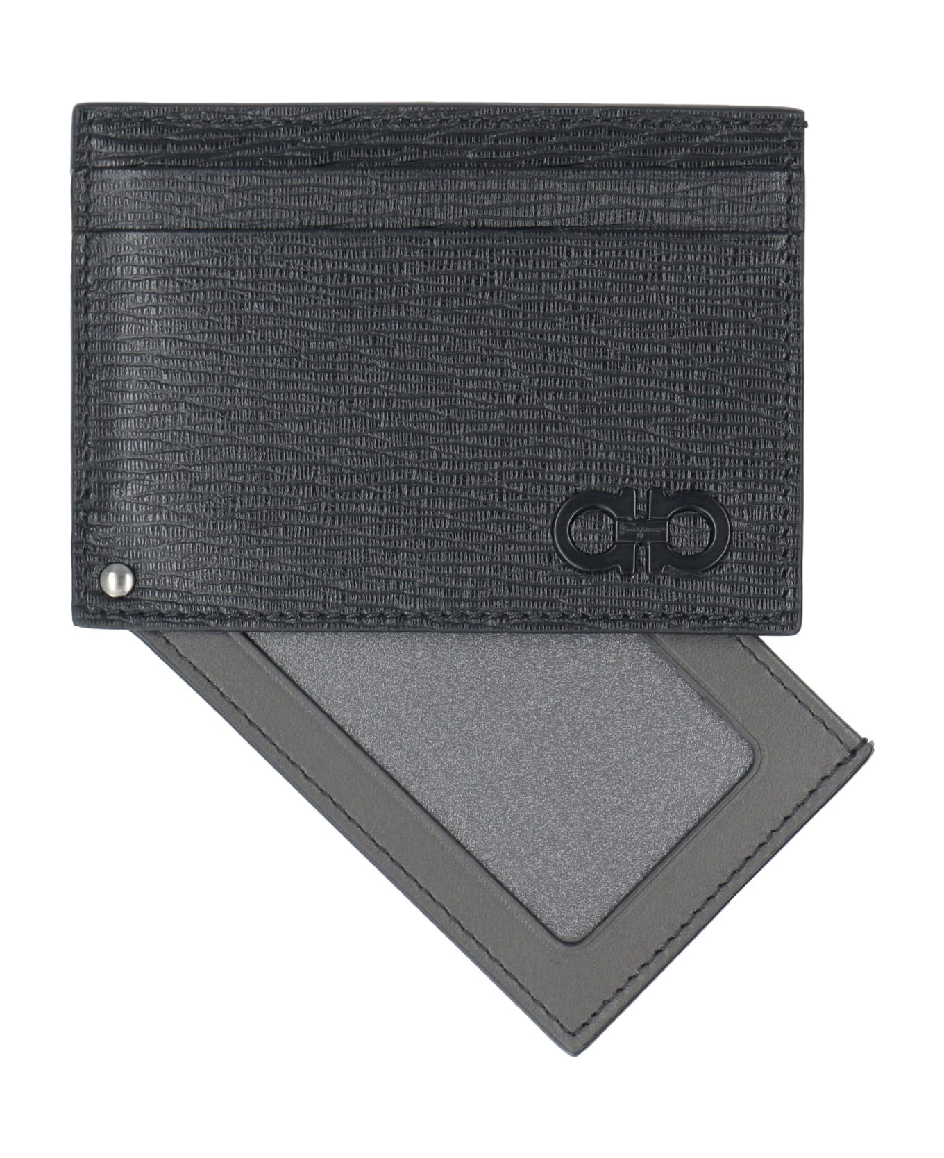 Gancini Leather Card Holder - 4