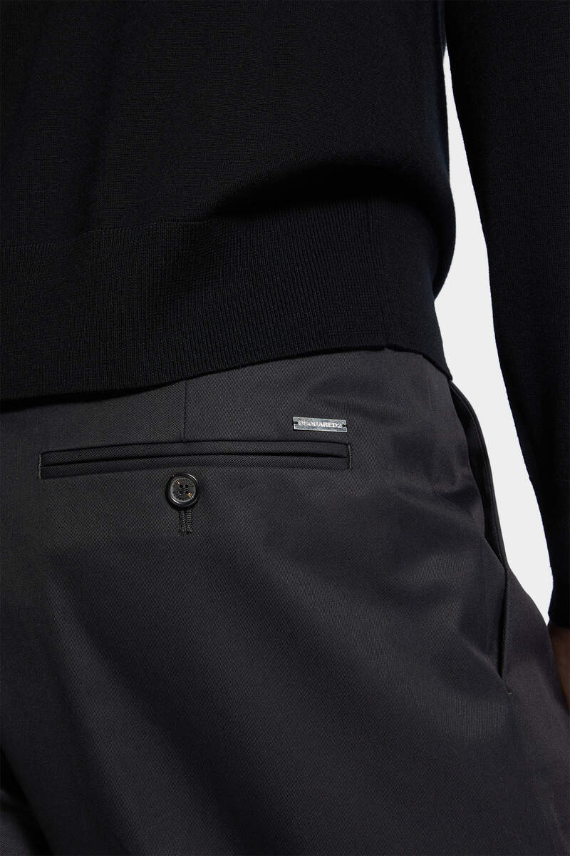 ONE PLEAT COTTON PANT - 5