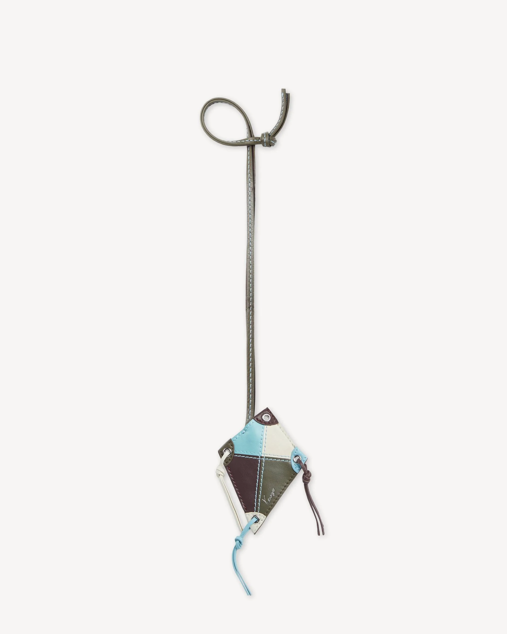 'KENZO Kite' keyholder charm in leather - 1