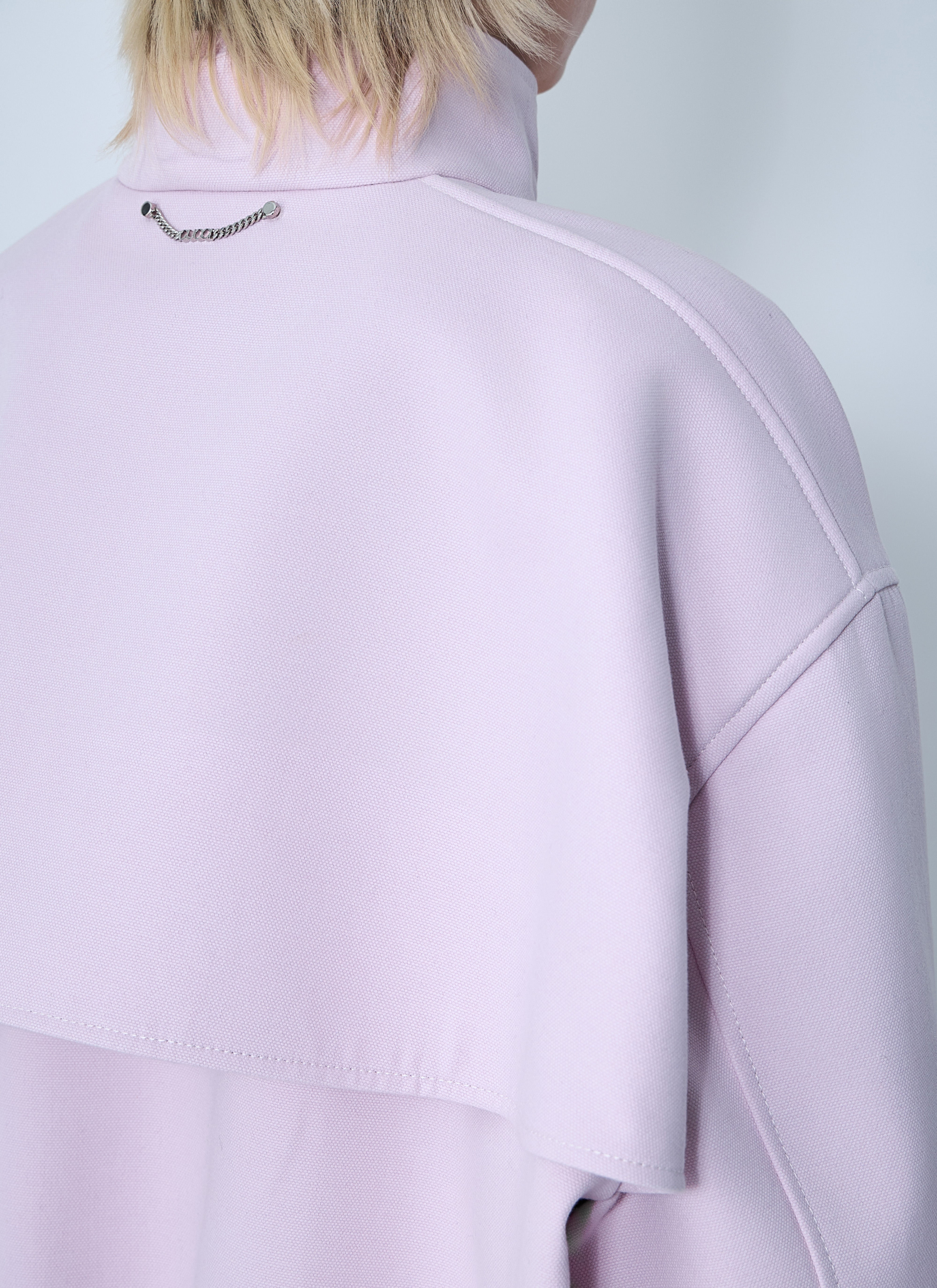 Gucci Women Cotton Canvas Delavé Bomber Jacket - 6