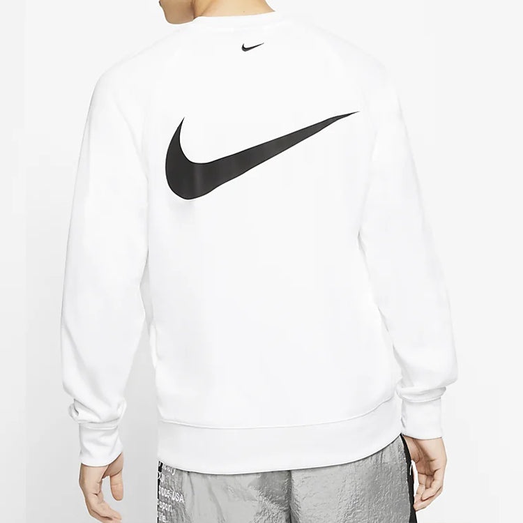 Nike Sportswear Swoosh Sweatshirt For Men White CJ4841-100 - 4