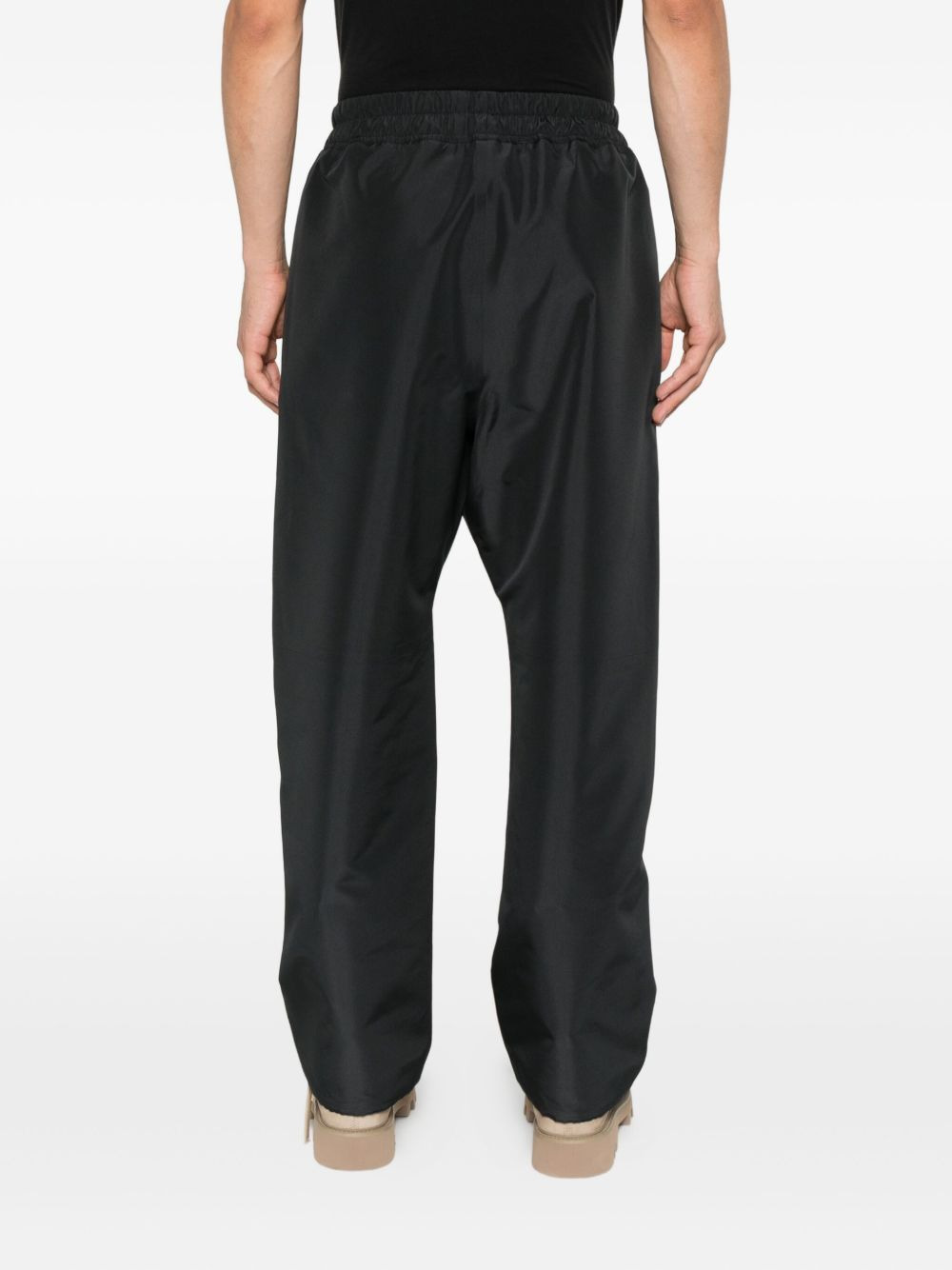 drawstring-cuff trousers - 4