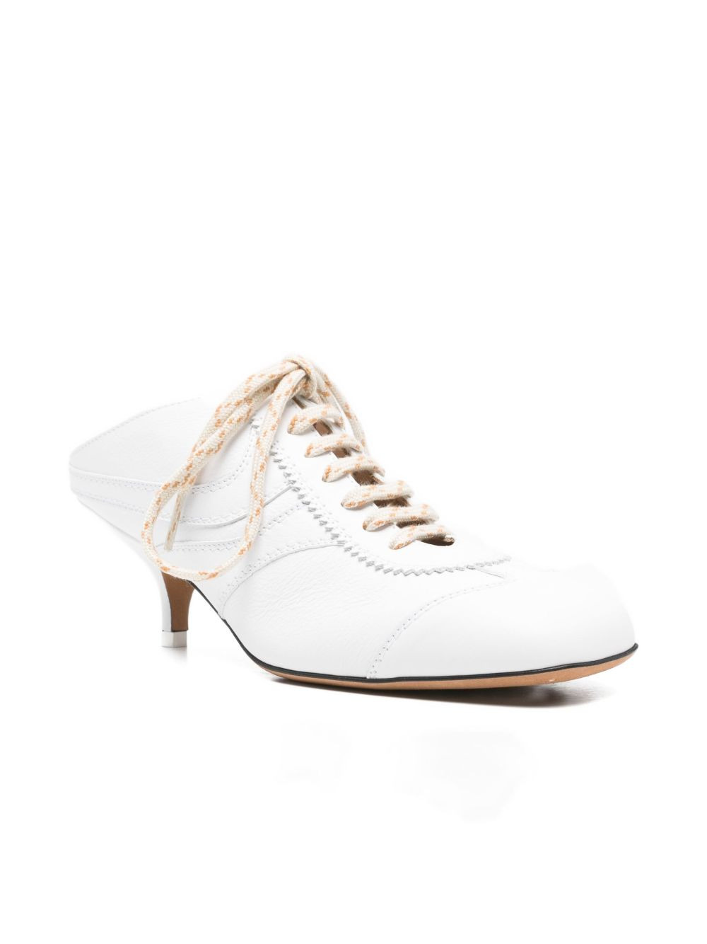 Dries Van Noten Women Leather Heel Sneakers - 4