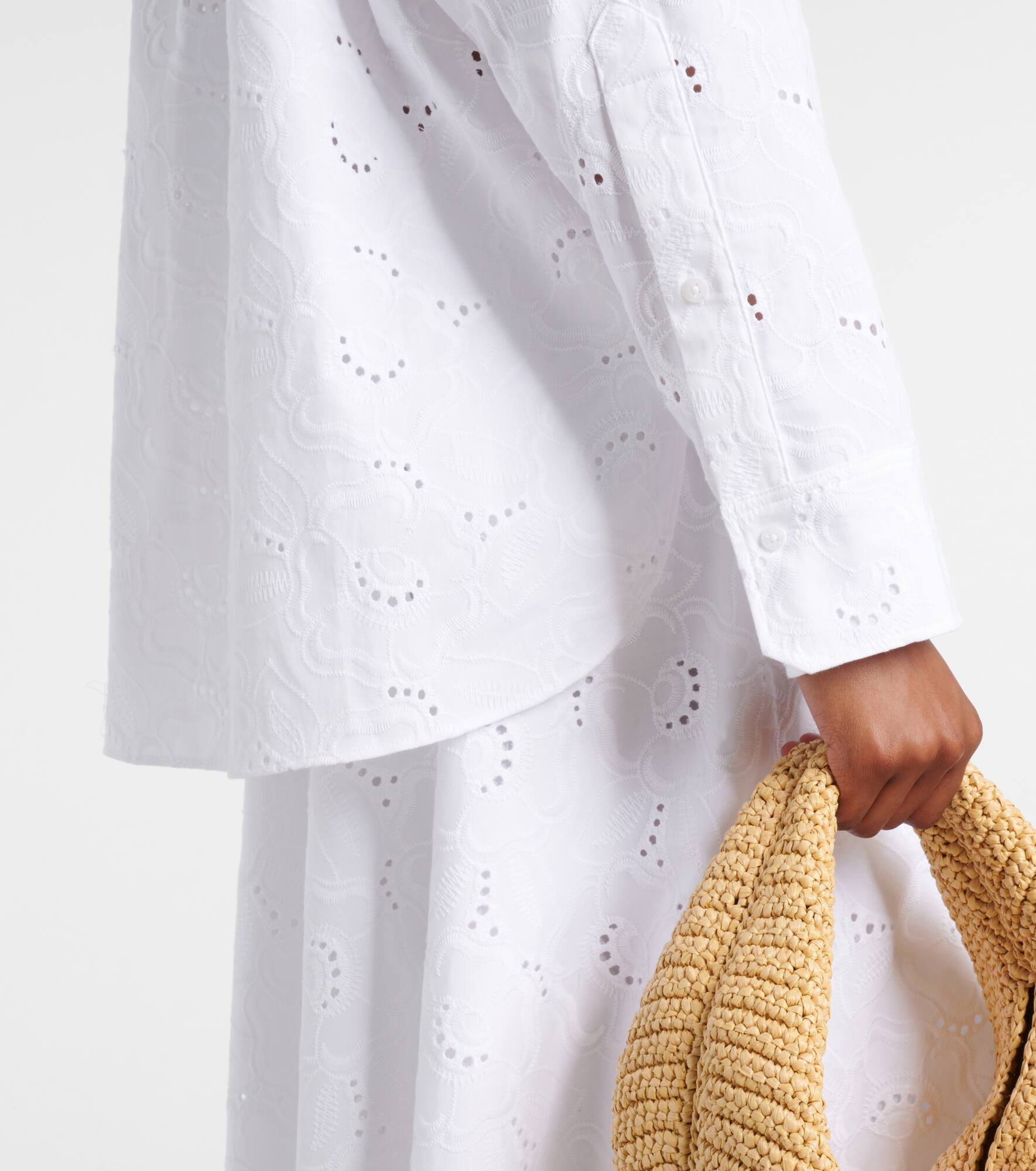 Summer Blossom broderie anglaise shirt - 5