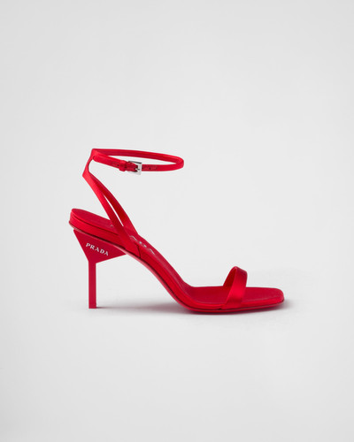 Prada Satin high-heeled sandals outlook
