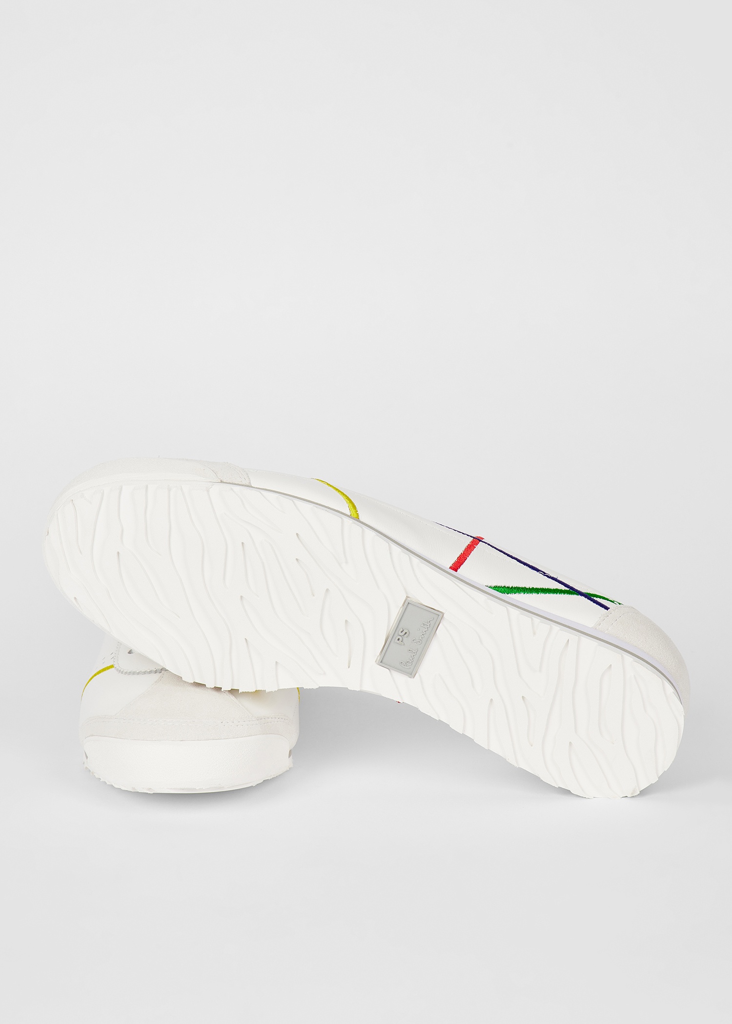 White Leather 'Mestre' Trainers - 3