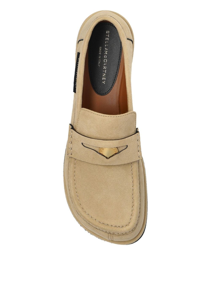 Ryder penny-strap suede loafers 4