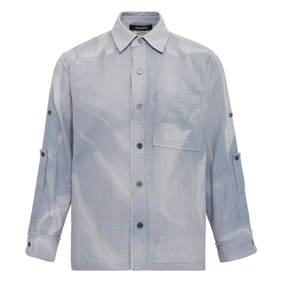 Sun-Bleached Strap Detailed Shirt - 1