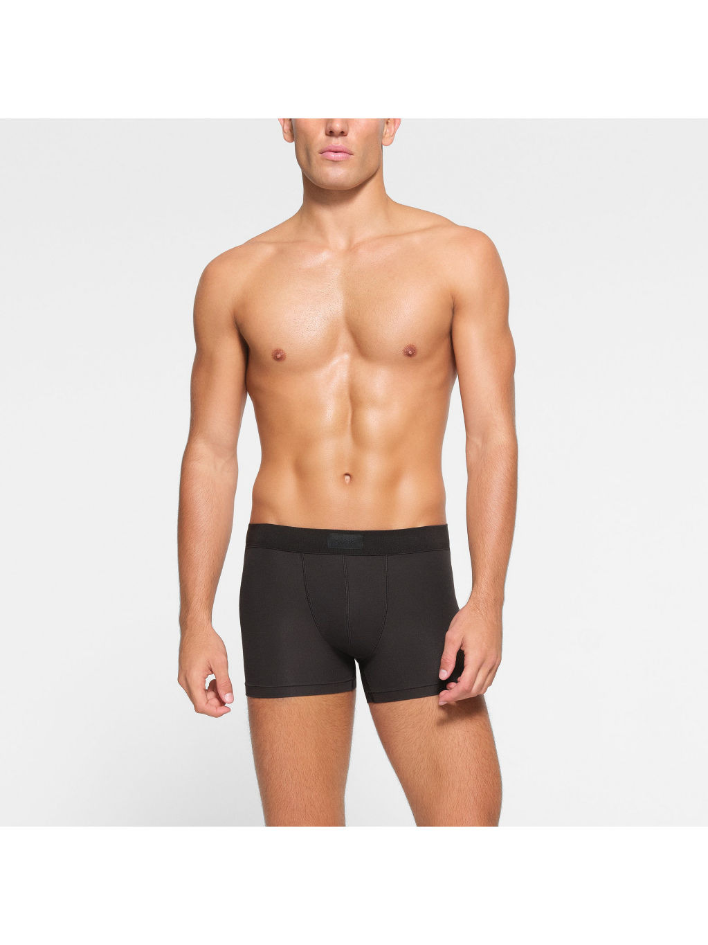 Branded-waistband 3in pack of three stretch-cotton boxer briefs - 5