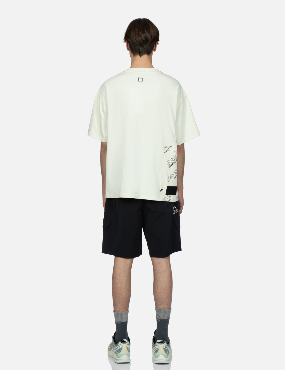Seagull and Logo Embroidery Shorts - 6