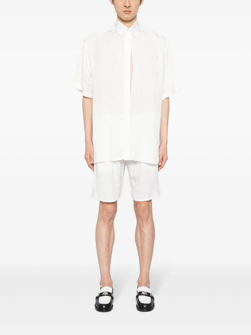 PATTERNED-JACQUARD SHORTS - 2