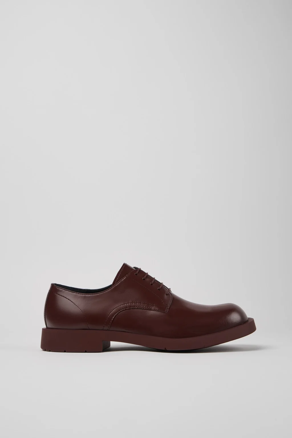 Burgundy Leather Shoes - 1