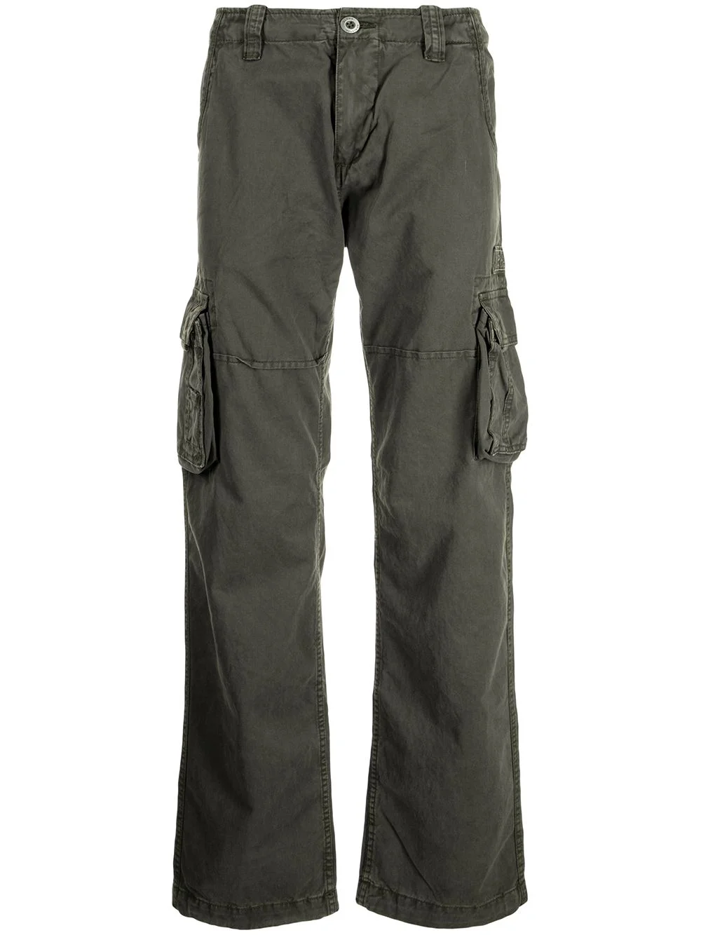 straight-leg cargo trousers - 1