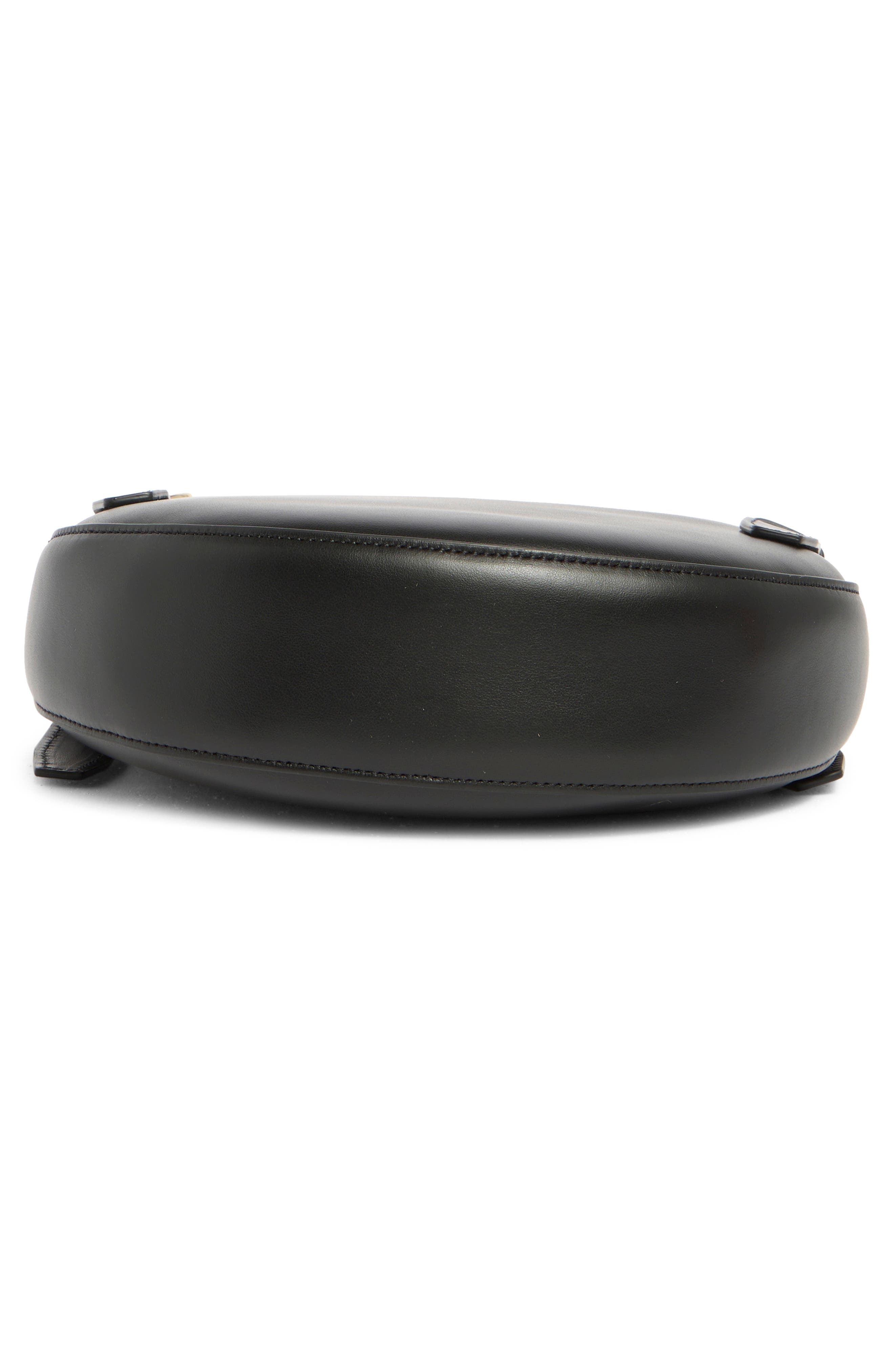 Coperni Mini Belt Strap Leather Hobo Bag in Black at Nordstrom - 6