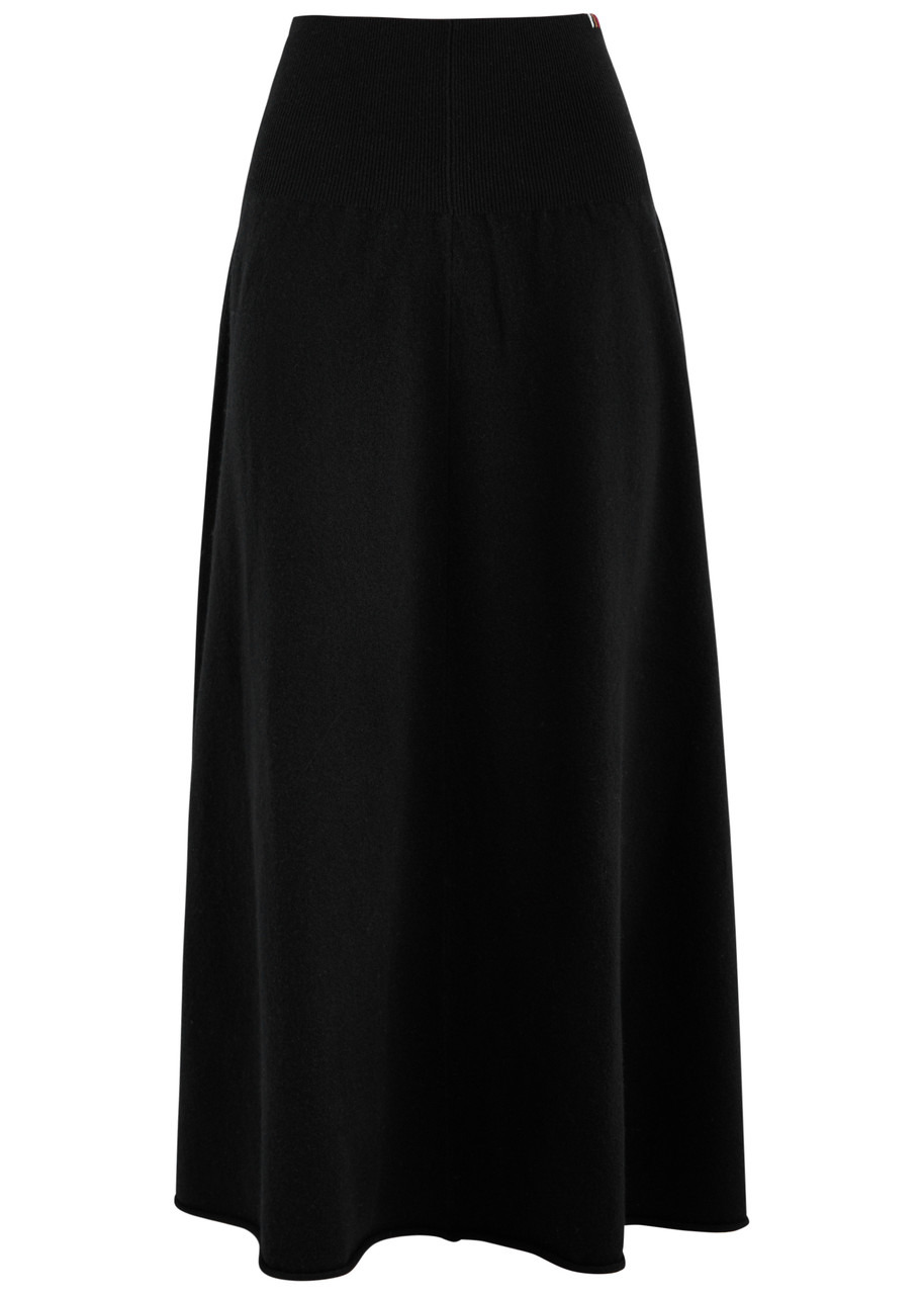 Extreme Cashmere N°388 Ease Cashmere-blend Midi Skirt - 1