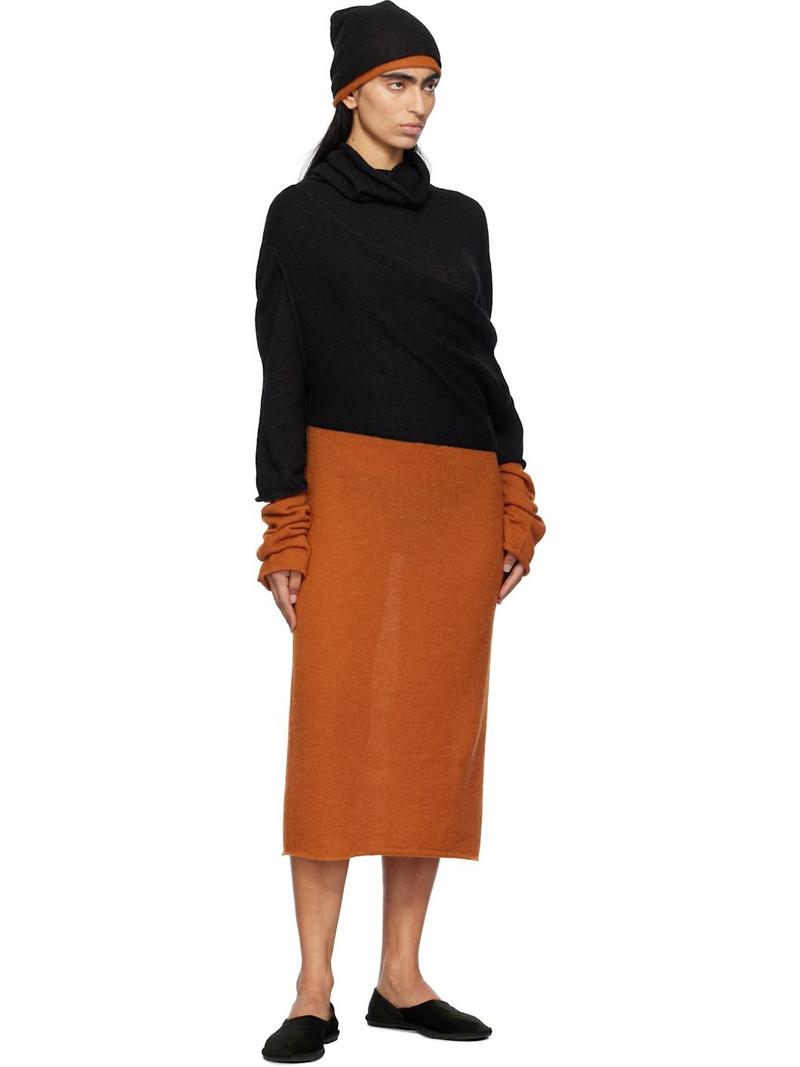 ISSEY MIYAKE Black Interplay Midi Dress outlook